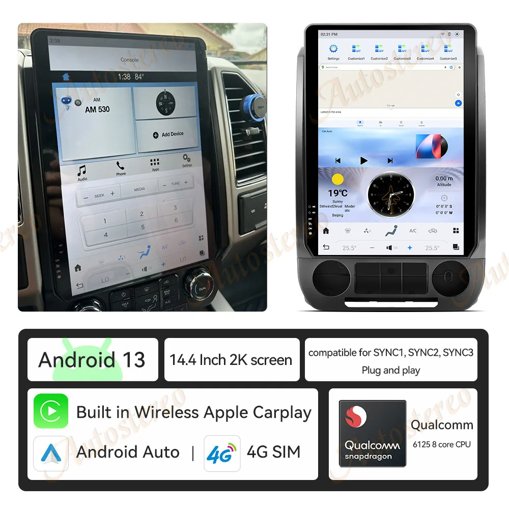 Рисунок 2 - 14,4 дюймов Android 8 + 128 Гб