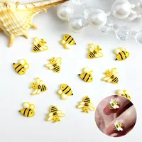 50pcs Random Mixed Resin Cute Cartoon Bee Nail Art Charm Mini Exquisite Nail Ornaments Nail Decoration DIY 1