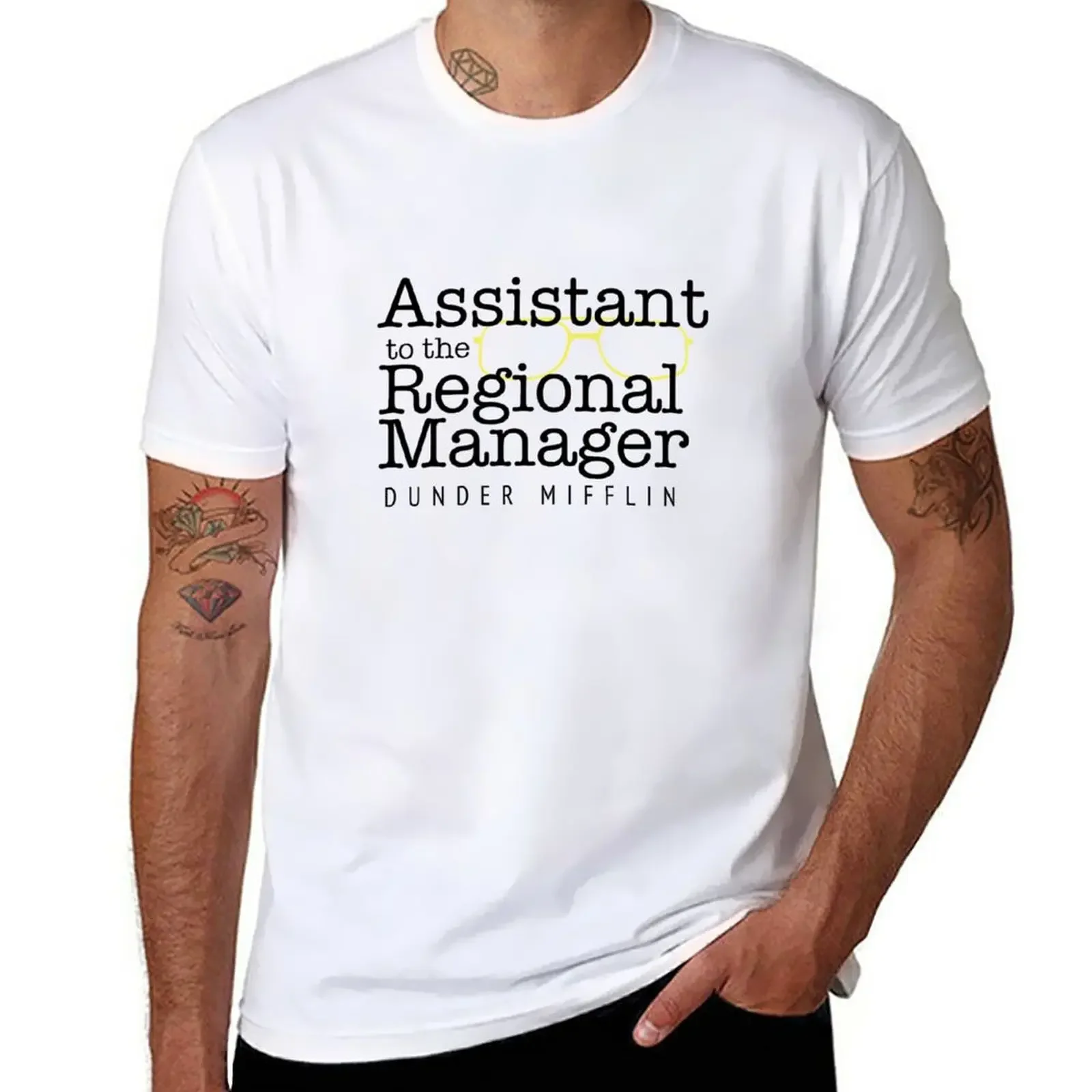 

Assistant to the Regional Manager T-Shirt sweat quick-drying plain white t shirts men