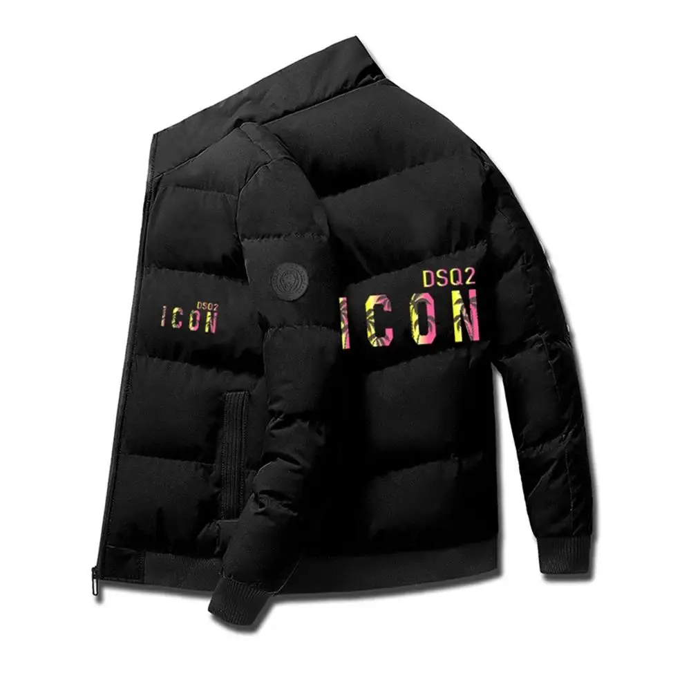 2024 new winter coat men's comfortable cotton-padded jacket senior business leisure sports men's high-quality coat brand clothin