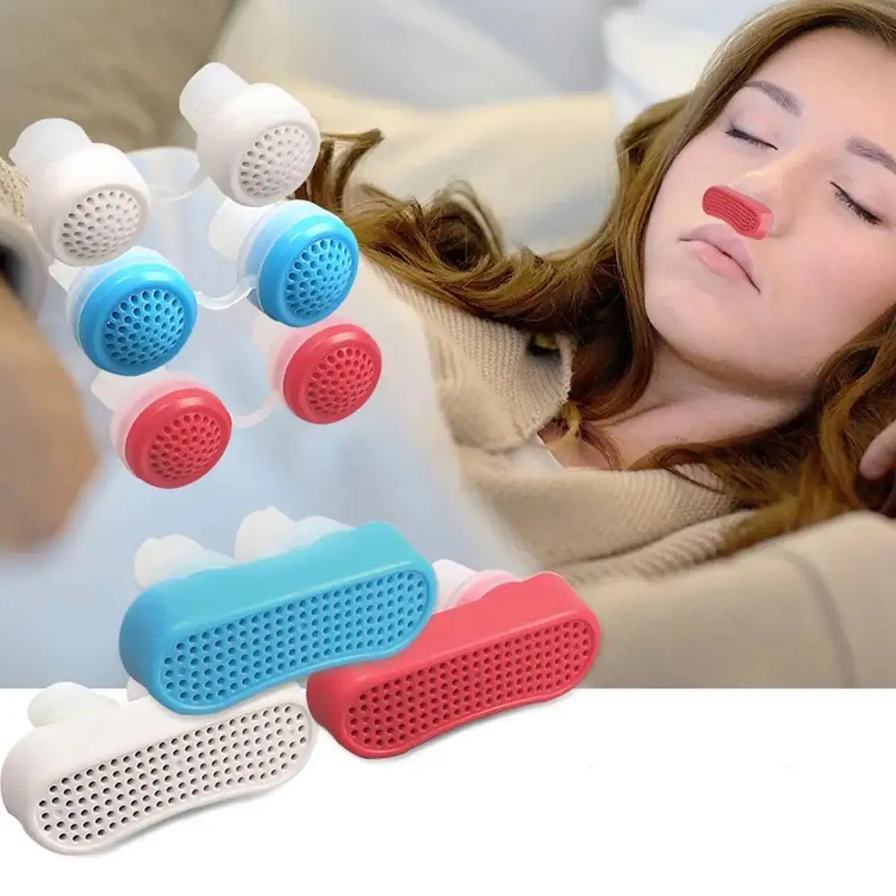 

Sleeping Anti Schnarchen Nase Clip Silicone Magnetic Anti Snoring Nose Clips Breathing Stop Snore Apnea Anti Snore Clip Device