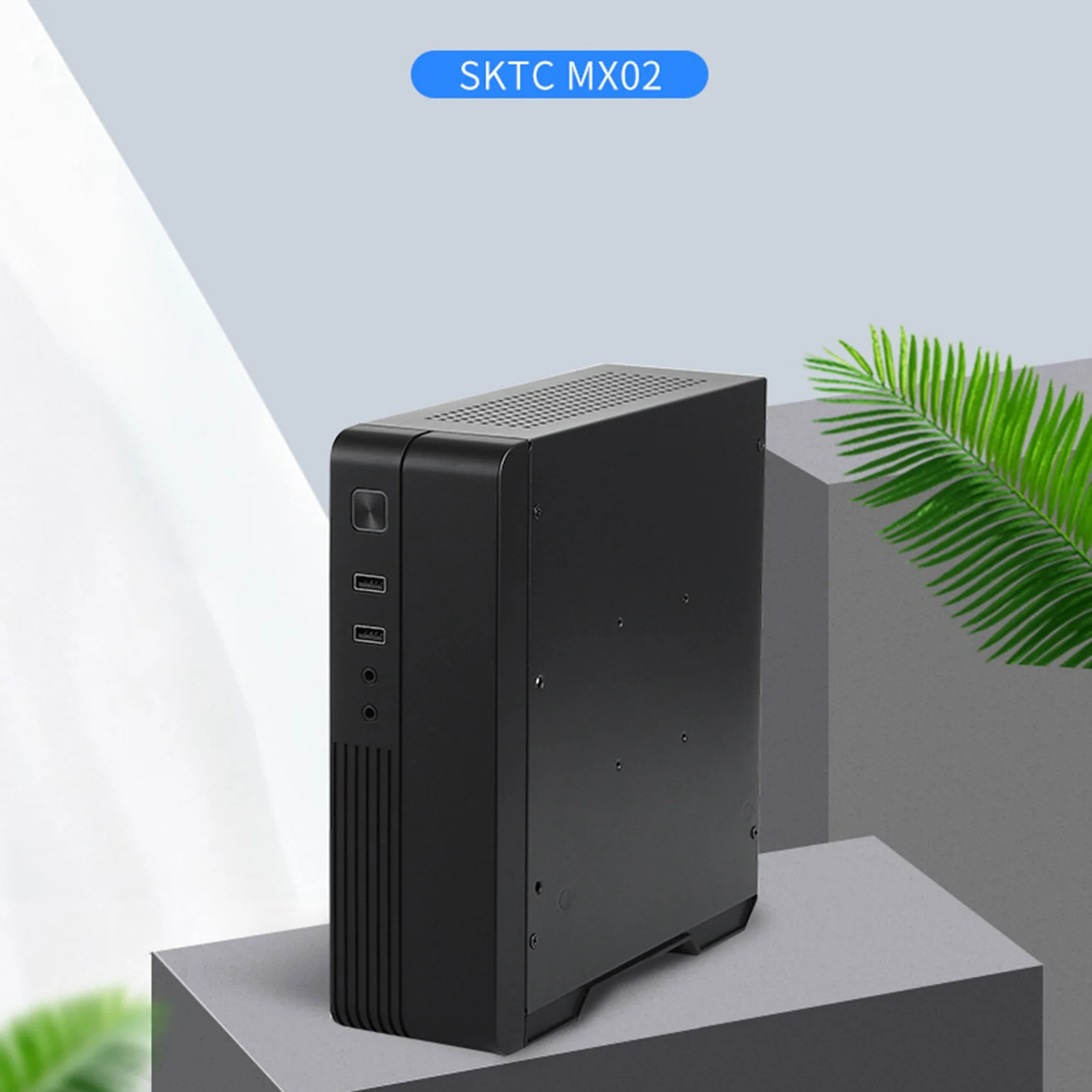 A10I MX02 미니 ITX 컴퓨터 케이스 HTPC 호스트 섀시 USB2.0 ITX 인클로저 사무용 산업용 제어 섀시