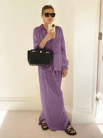 Mnealways18 beżowy plisowane szerokie spodnie nogi damskie spodnie moda 2022 luźne spodnie na co dzień pani urząd elegancka, długa spodnie Palazzo 4