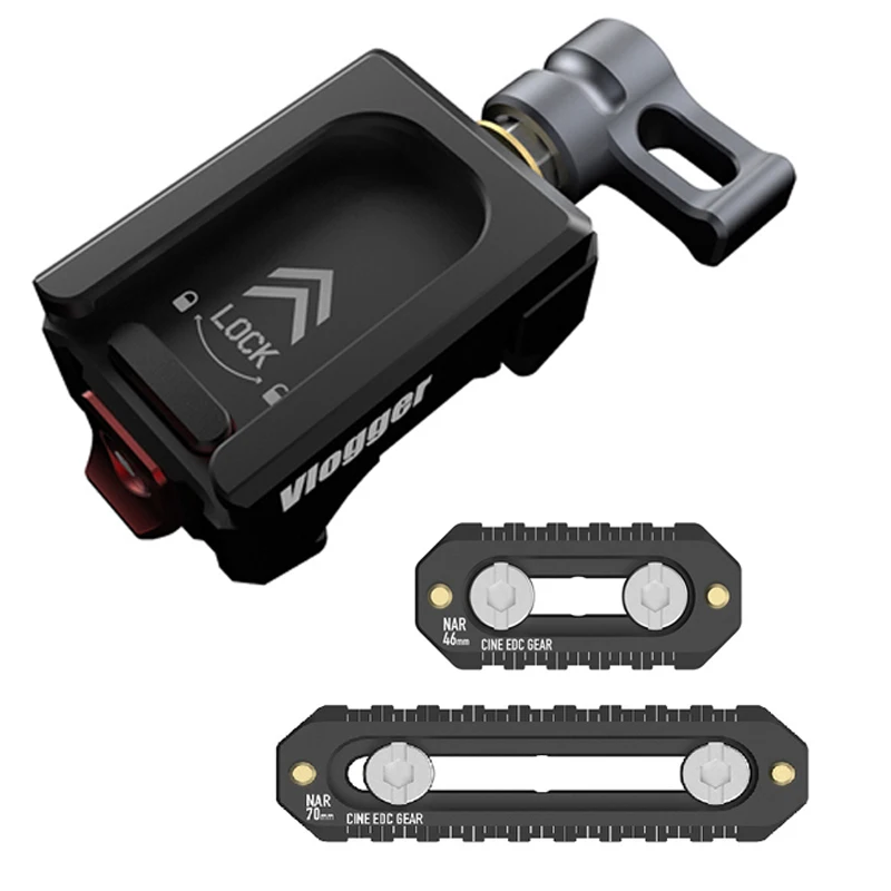 Dslr Camera Cage Nato Rail Clamp Montato Adattatore Per Scarpe Fredde Per Dji Rs3 Gimbal Monitor Video Light Microfono Rig Slider Mount