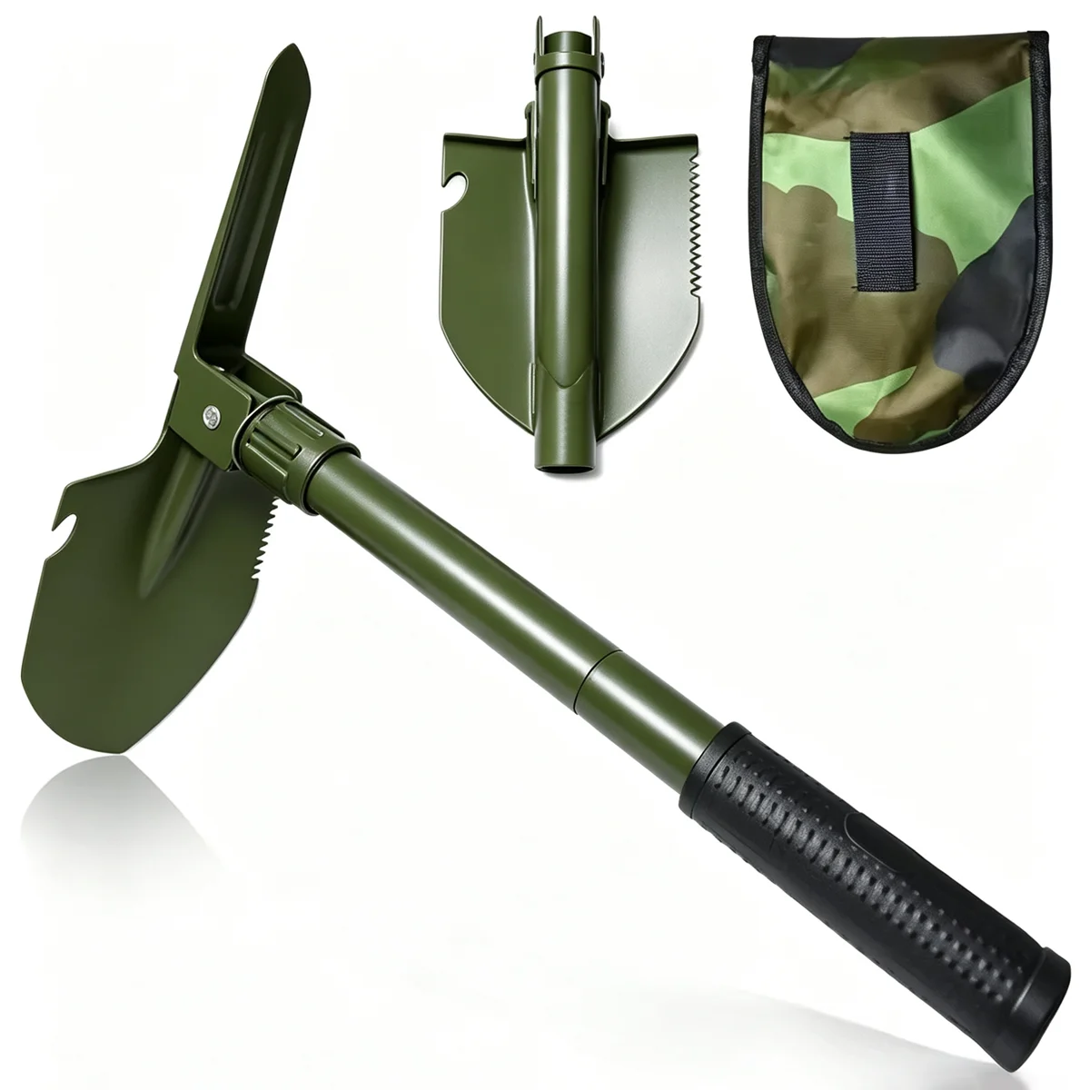 Pala Pieghevole Portatile per la Sopravvivenza Kit di Attrezzi da Campeggio