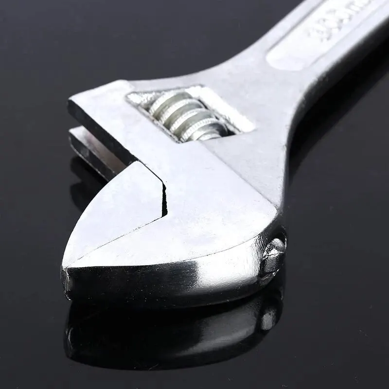 Universal Multifunctional Activity Short Handle Large Opening Adjustable Wrench Plumbing Installation Bathroom 4
