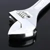 Universal Multifunctional Activity Short Handle Large Opening Adjustable Wrench Plumbing Installation Bathroom 4