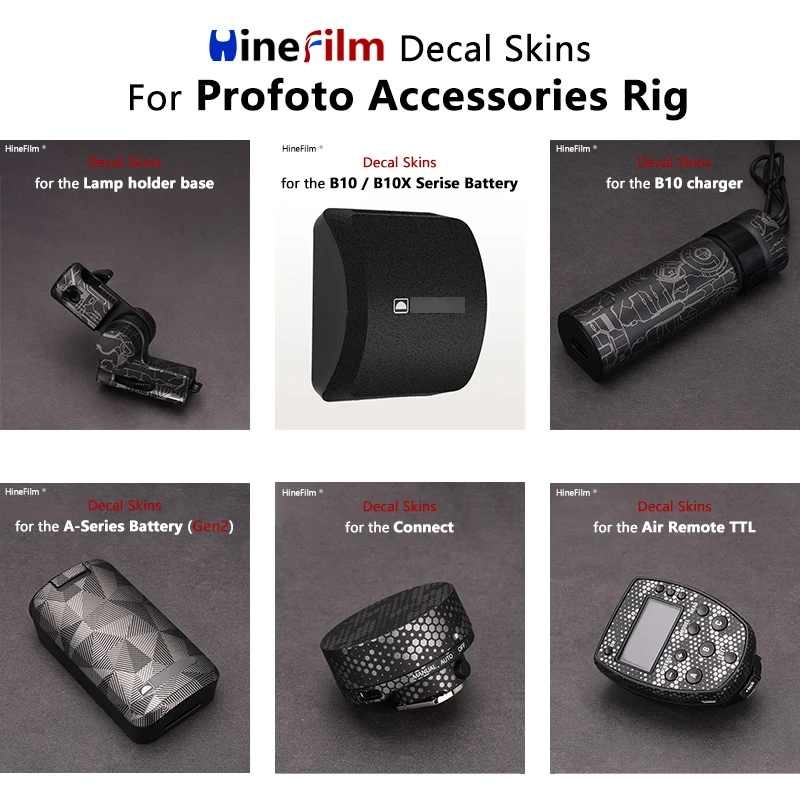 Profoto B10 / B10 A10 A1X Accessorio Flash Decalcomania Pelle Speedlight Protector Warp Cover Profoto Air Remote Ttl Film Sticker