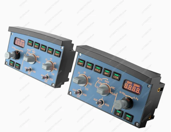 Full-scale simulation of the Airbus A320 EFIS control panel with X-Plane MSFS support