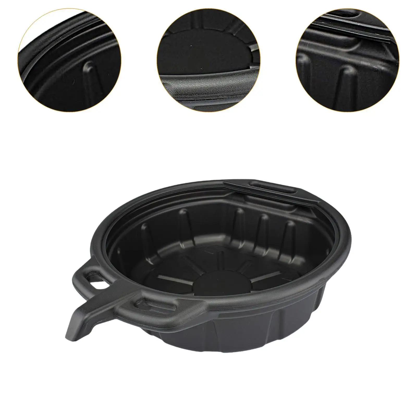 Oil Drain Can Sturdy Easy to Use Oil Trip Tray for Workshop Boat Garage Tool