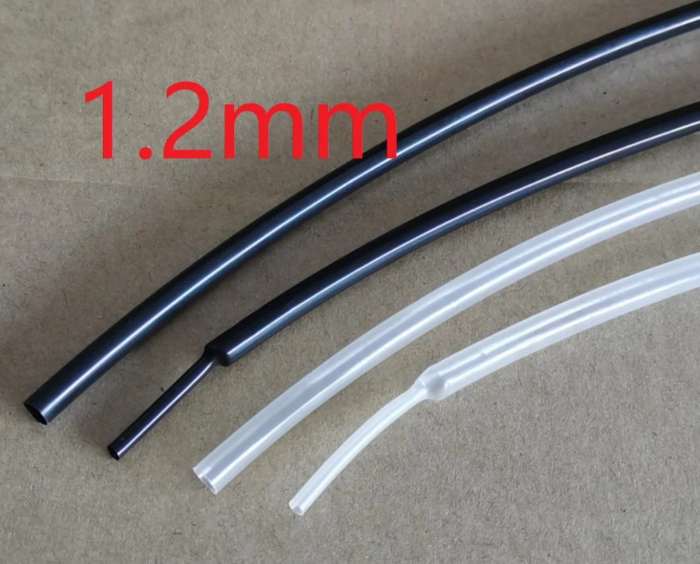 1.2mm black PVDF shrinkable tube Heat Shrink Tubing Raychem Heatshrink