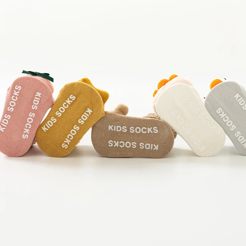 Athletic Socks Baby Socks Cartoon Baby Soft Cotton Socks Anti Slip Newborn Toddler Warm Socks For Boys Girls Kids Thicken Socken Doll Stuff Animals