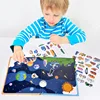 Montessori Jelly Stickers Quiet Book Toys Early Education Magnetic Animal Puzzle Sensory Game Educational Toys For 2-3 Year Olds 3