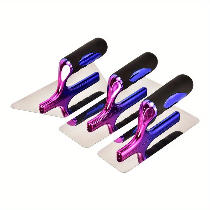 Stainless Steel Plastering Trowel Paint Scraper Cement Repairing Cracks Bricklaying Construction Tool 0.5mm Thickness putty knife scraper drywall spatula wall scraper paint scraper bricklaying trowel
