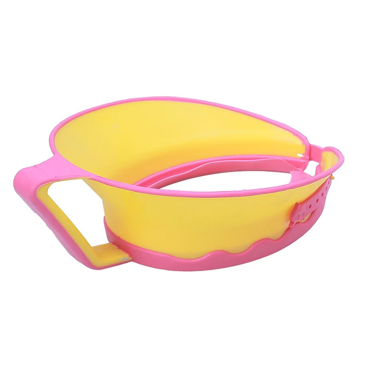 Hair Wash Shampoo Shield Waterproof Splashguard for Infant Children Baby Kids Bath Visor Hat Adjustable Shower Protect Cap