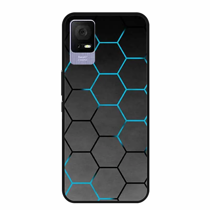 Fashionable Soft TPU Silicone Phone Cover - Stylish Painted Bumper Case
