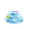 Cat turntable cat toy plastic turntable three-layer four-layer self-sport cat toy teasing cat stick to relieve boredom toys 5