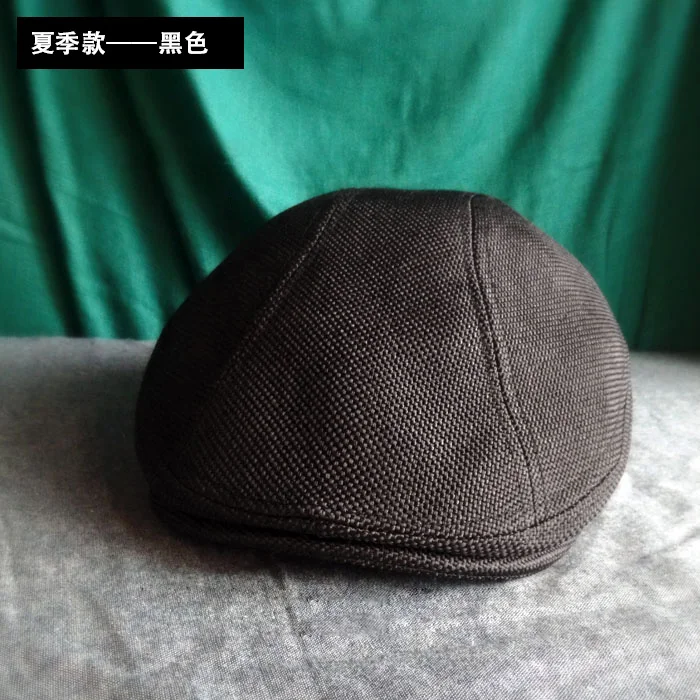 Beret Hat Breathable Hat Woolen Beret Men's Cap Classic Vintage Breathable Beret Hat For Men Visor French Artist Beanies Designer Cotton and Lined British Berets Hat