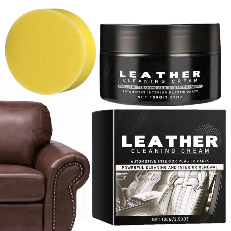 

Leather Repair Cream 100g Leather Repair Balm Leather Restorer Conditioning Cream Restores Leather Surfaces For Purses Car Seats