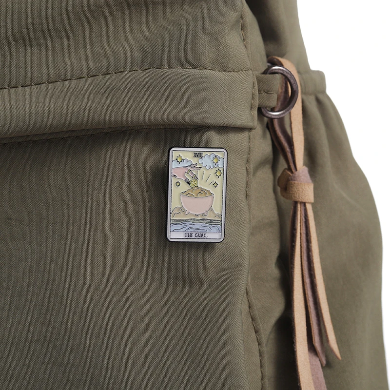 Essen Tarot Emaille Pins Kaffee Bier Margarita Donut Pizza Wein Broschen Kleider tasche Revers Abzeichen Schmuck Geschenk für Freunde – Detail 8