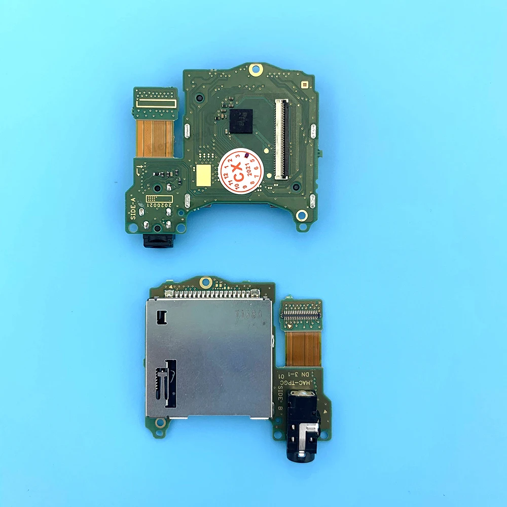 

2pcs/lot Game Cartridge Card Slot Board Headset Jack Port Socket For Nintendo Switch Repair Parts Game Card Reader Replacement