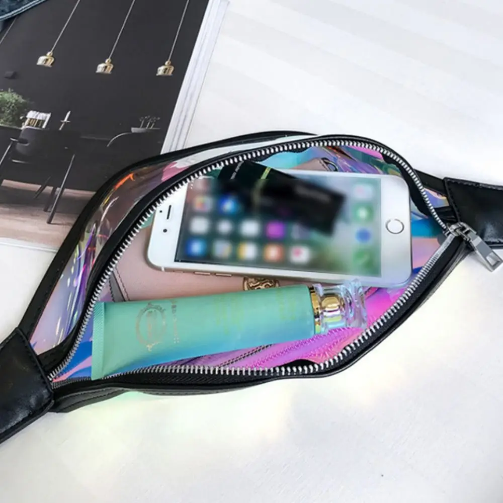 Phone Bag Cycling Bag Transparent Waist Bag Sport Fanny Pack Shoulder Backpack Men Bag Woman Waist Packss Laser Fanny Pack