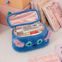 Disney Stitch Plush Handheld Bag Cute Cartoon Stitch Shoulder Bag Large Capacity Makeup Box Portable Lunch Bag Girls Gifts 3