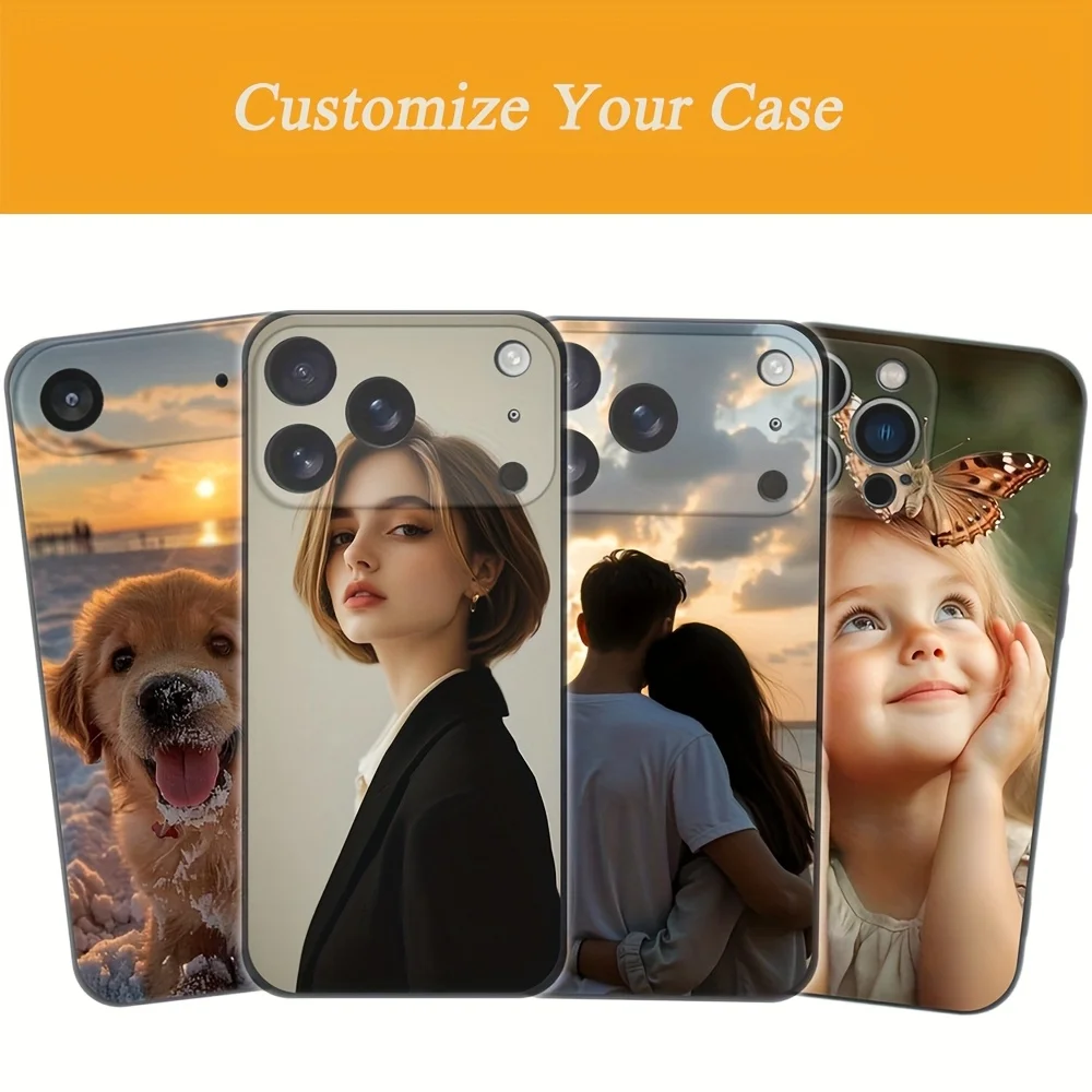 Personalized DIY Photo Phone Case For iPhone Pro Xs Max X XR 16e 7 8 Plus TPU Cover