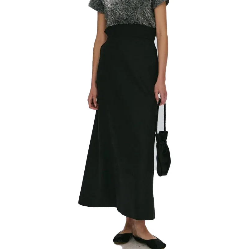 

VII 2024 Brand VC Winter Women's Clothing Casual Commuter Irregular High Waist A-line Slit Half-body Skirt Free Shipping Offers