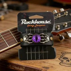 Adjustable Guitar Fretboard String Dampener Wrap Silencer (For Purple)