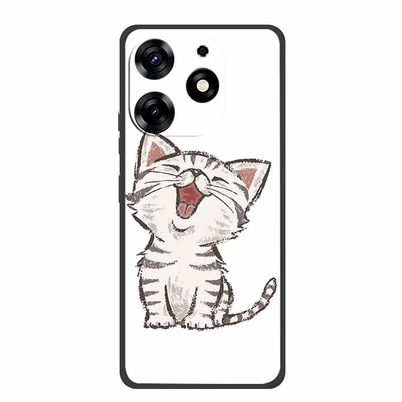 Black Silicone Soft Back Cover Case