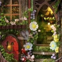 Wooden Miniature Doll House 3D Puzzle Assembly Building Model Kit Small Room Toys Home With Furniture Lighting Wooden Craft Gift 3