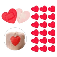 20pcs/set Heart Band Aid Patch Concert Fans Face Stickers Wound Dressing Plaster First Aid Strips Adhesive Bandages Woundplast 1