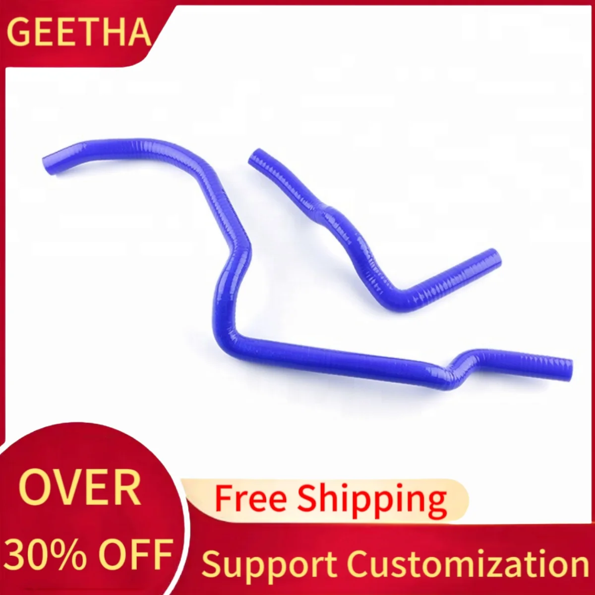 

For 06-10 Yamaha Wolverine 450 SE 4×4 2006 2007 2008 2009 2010 ATV Silicone Tube Radiator Coolant Hose Kit