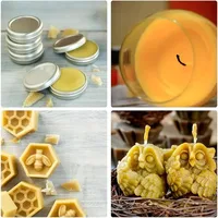 5/10/15pcs Yellow Beeswax Stick natural pure stick wax, for candle making, furniture polishing DIY crafts Wax Molding Materials 4