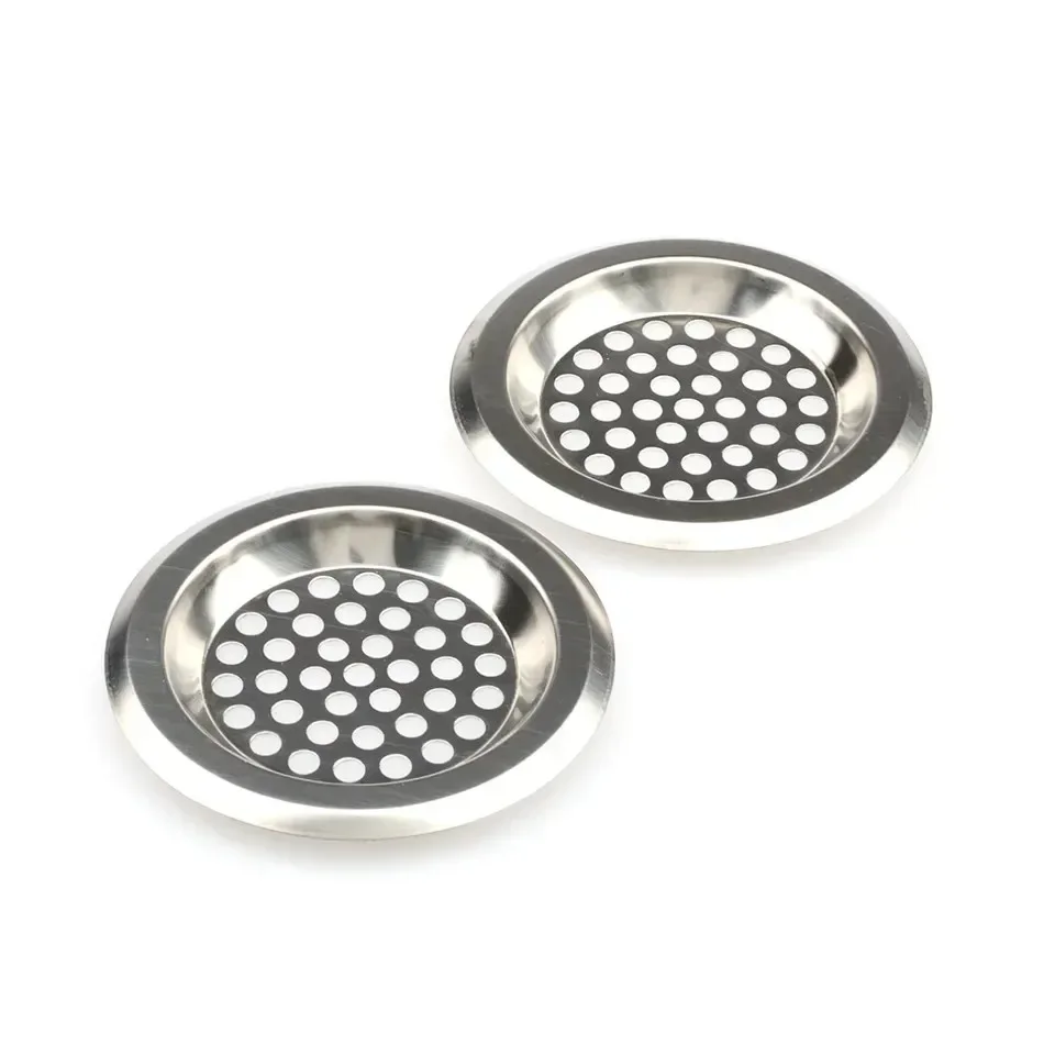 Kitchen Sink Filter Stainless Steel Mesh Sink Strainer Filter Bathroom Sink Strainer Drain Hole Filter Sewer Screen Strainers
