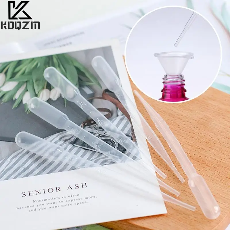 5/20pcs Dropper Rubber Head Scale Pipette Dropper Essential Oil Bottle
