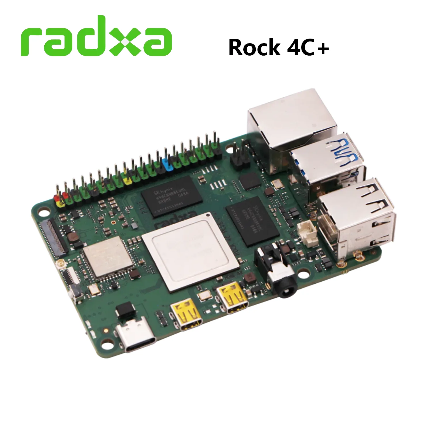 RADXA ROCK PI 4C Plus 4 C+ V1.41 Version RK3399‑T Dual