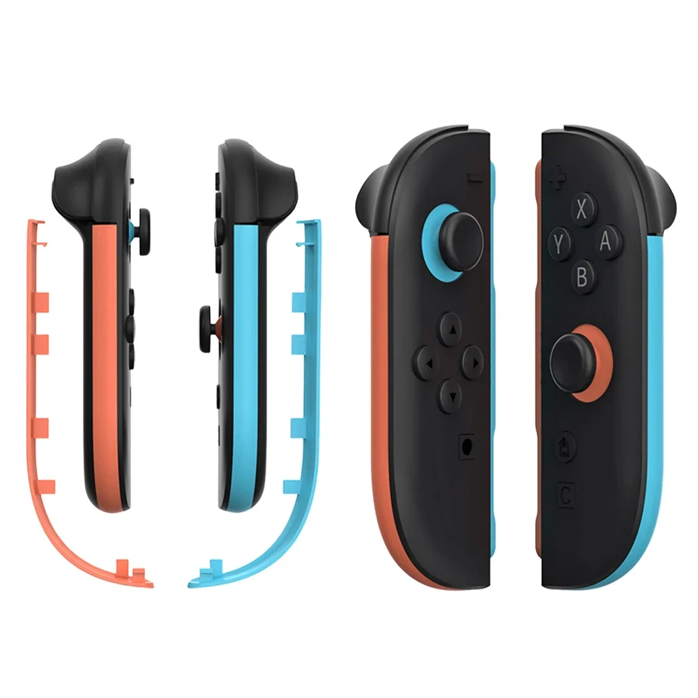 For NS 2 for Switch 2 Joy-Con Controllers Silicone Grips Covers Protective Case for Switch 2 L&R Controllers Decorative Strips