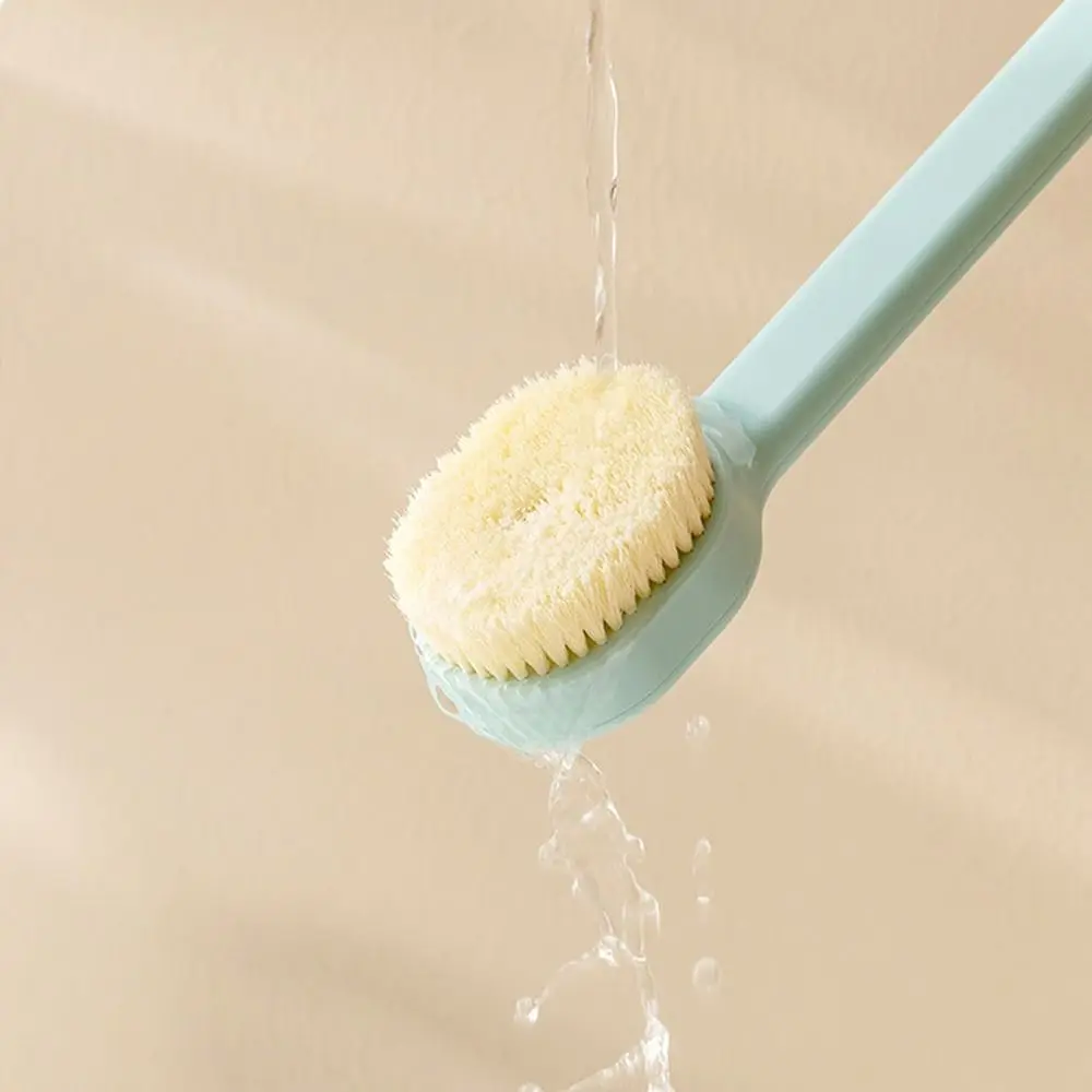 Description Picture 3 of itemLong Handle Shower Brush Comfortable Soft Hair Exfoliation Back Scrubber With Soap Dispenser Back Brush For Bathroom Home