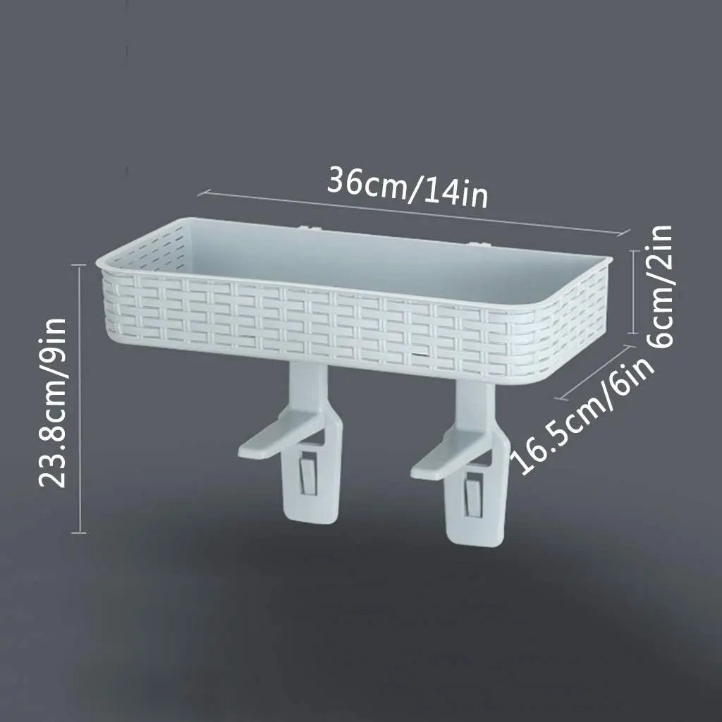 Bathroom Above Over The Toilet Rack No Drill Wall Mounted Shelf Toilet Plastic Shelf Shower Organizers Bath Storage Accessories 6
