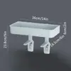 Bathroom Above Over The Toilet Rack No Drill Wall Mounted Shelf Toilet Plastic Shelf Shower Organizers Bath Storage Accessories 6