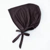 82 couleurs cravate dos sous-embouts mode femmes intérieur Hijab casquette musulmane Bonnet plaine islamique coton Spandex Jersey DEW sous-écharpe