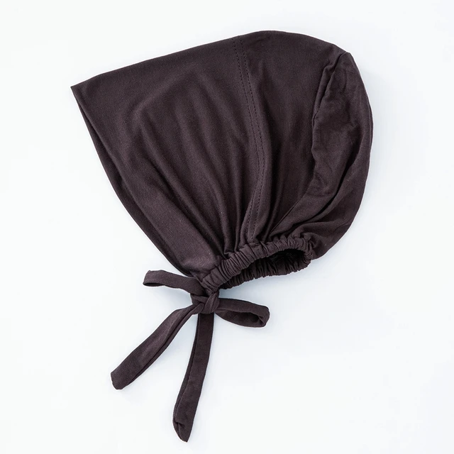 82 couleurs cravate dos sous-embouts mode femmes intérieur Hijab casquette musulmane Bonnet plaine islamique coton Spandex Jersey DEW sous-écharpe