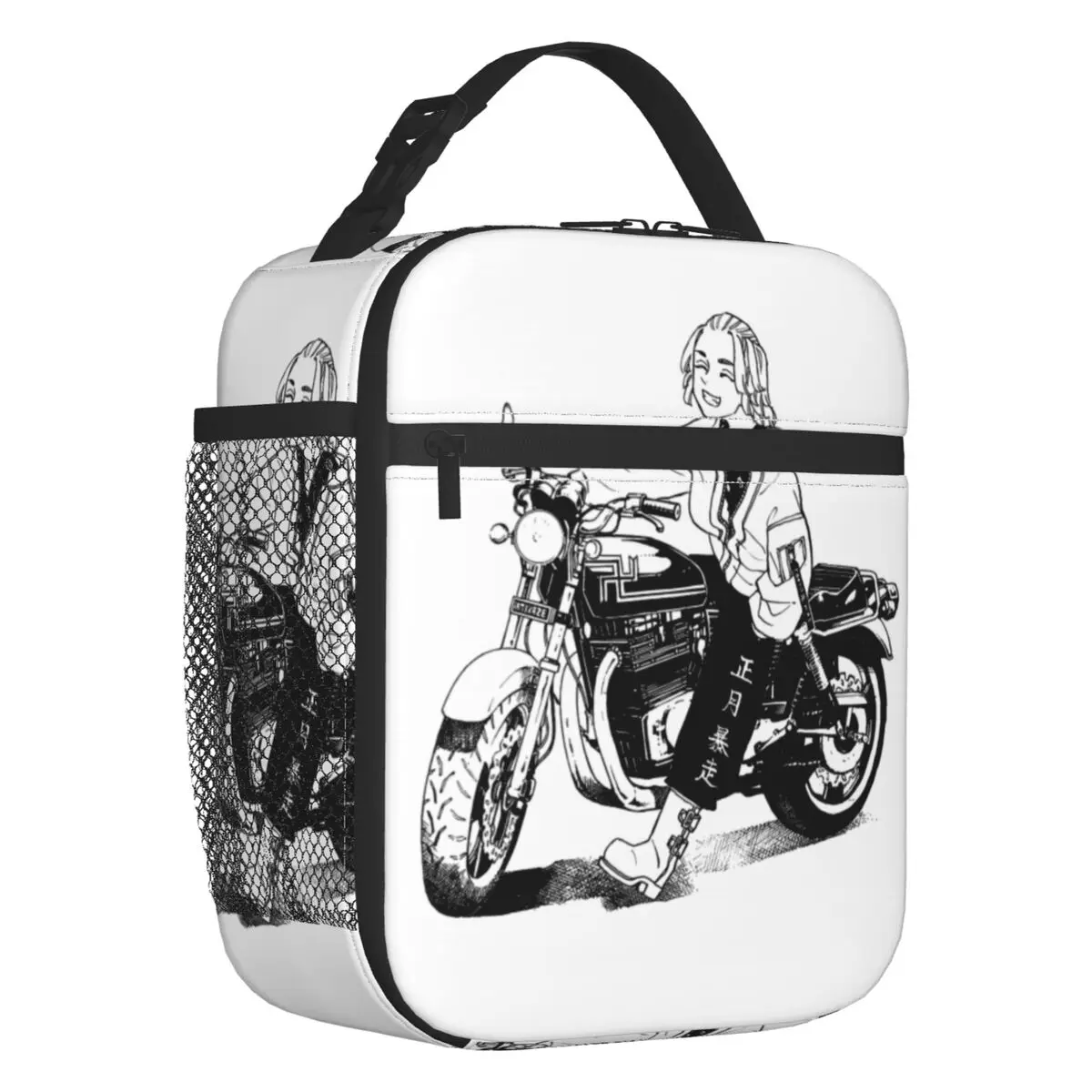 Tokyo Revengers Mikey Insulated Lunch Bag For Women Portable Sano Tokyo