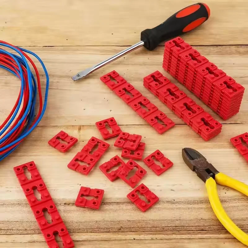 Enhanced Red Electrical Box Outlet Spacers for Secure Plug and Switch Installation