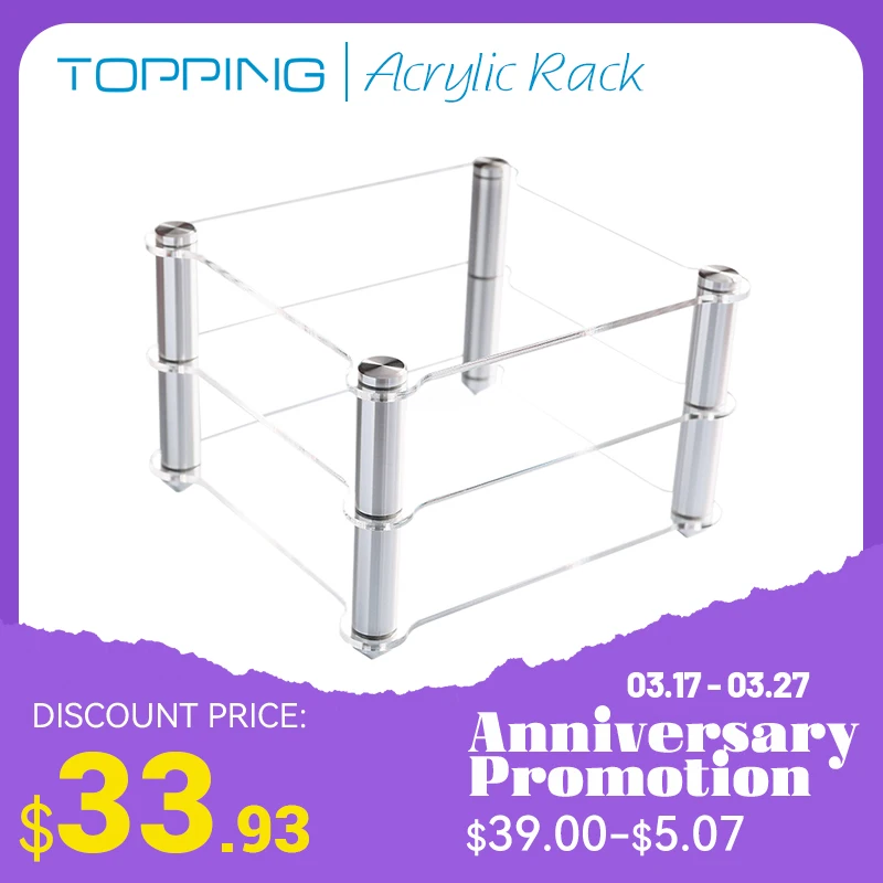 TOPPING-Acrylic-Rack-For-D30-Decoder-A30-HIFI-Amplifier-Amp-rack ...