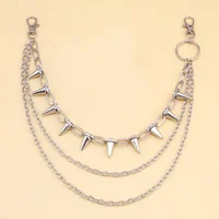 Hip Hop Punk Rock Metal Pants Waist Chain Men Women Key Chain Trousers Chain Wallet Keychain Jeans Unisex Hip-hop Jewelry Gift - Image 4