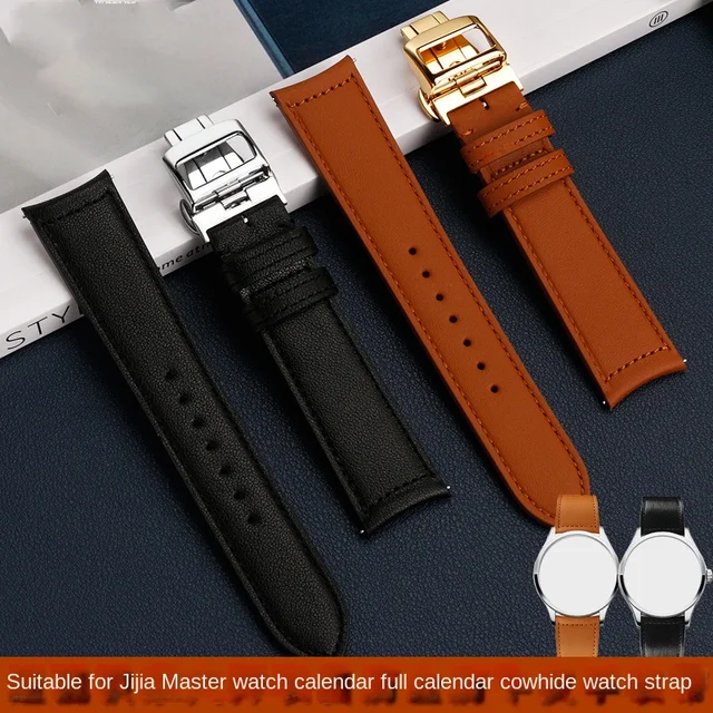 Quick Detachable Cowhide Strap Enhancing Your Timepiece with Style and Quality