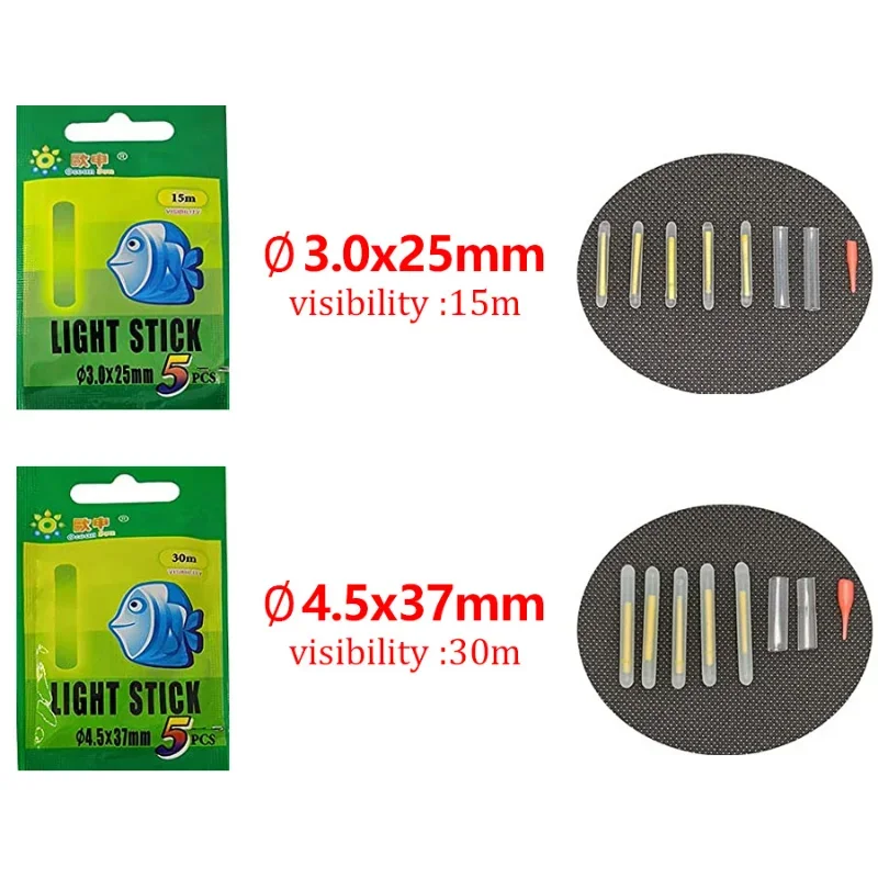Fishing Glow Stick 50/100PCS 4.5*37mm/ 3.0*25mm Fishing Float Fluorescent Lightstick Light Night Float Rod Lights Tackle fishing tackle,fishing glow stick,fishing light,fishing light stick